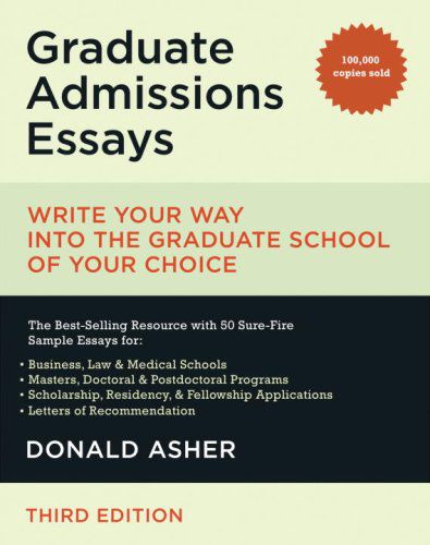 Graduate admissions essays