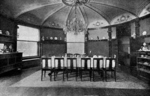 Dining Room Only female students lived in the mansion; male students rented rooms in nearby boarding houses.
