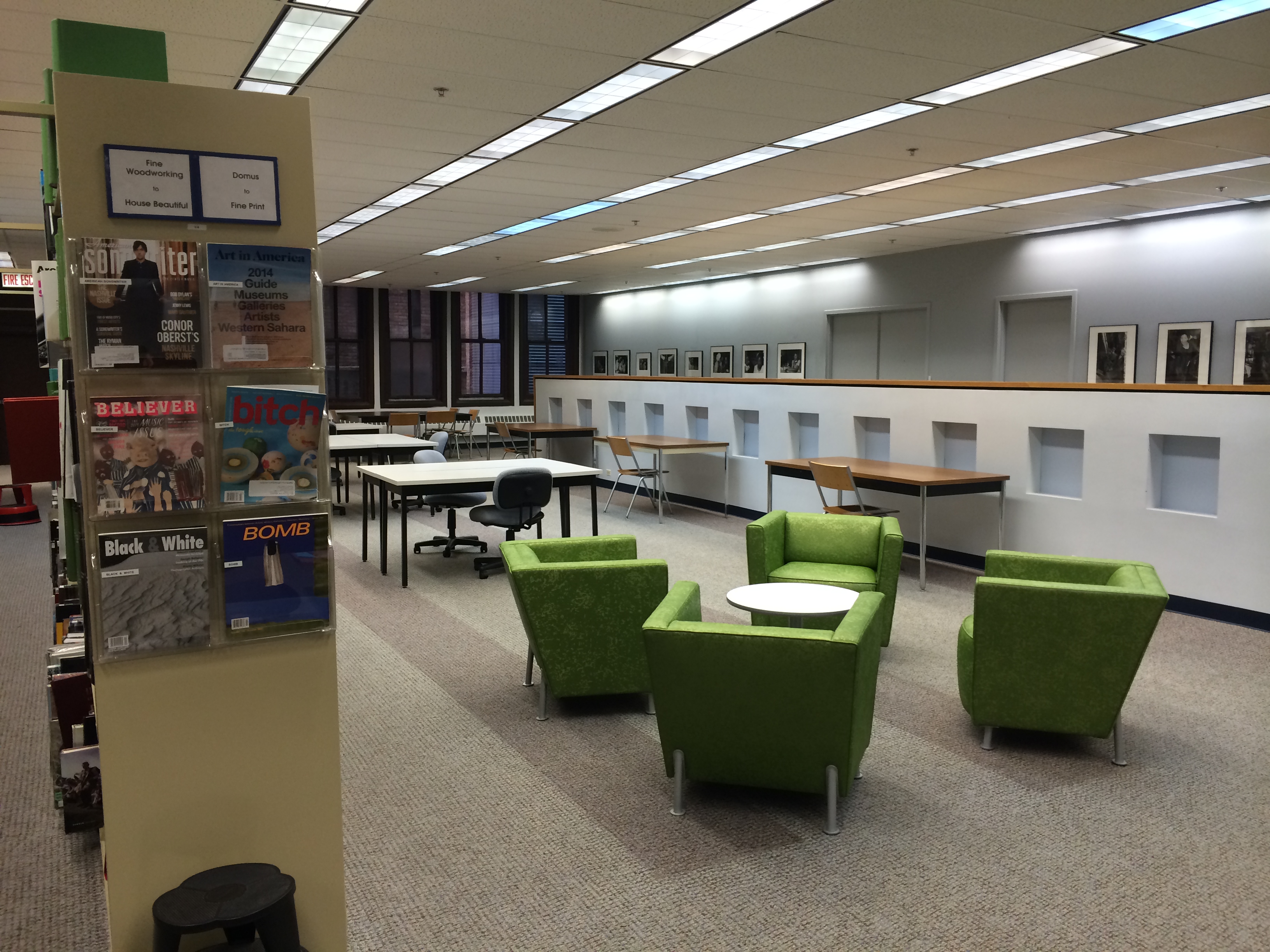 New student space on the 2nd floor. 