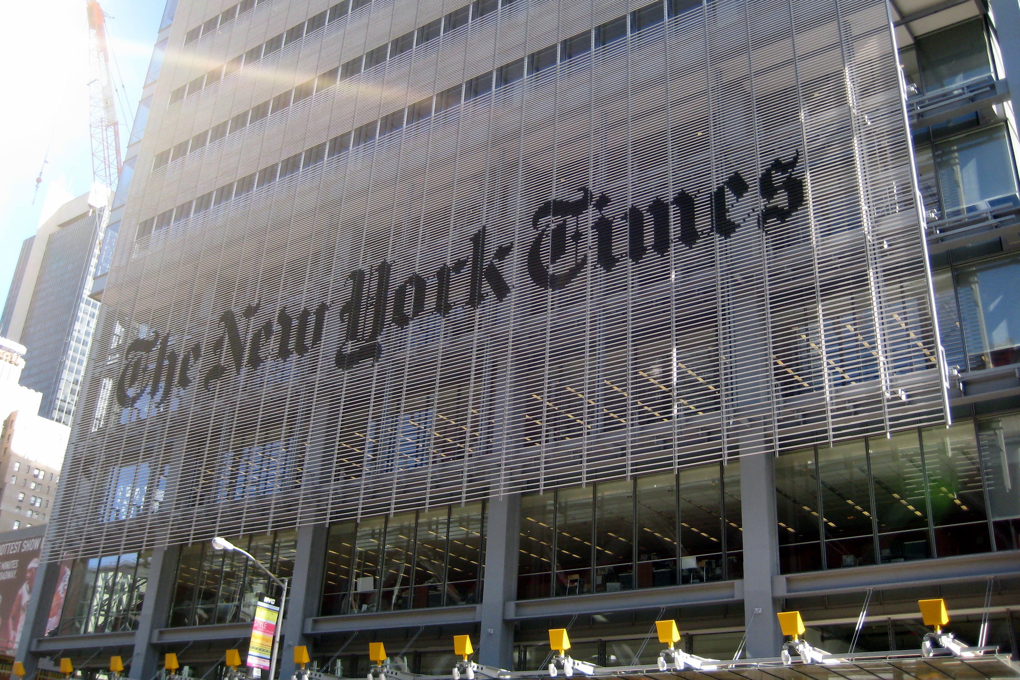 Photo of New York Times building