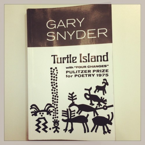 Reading Gary Snyder!