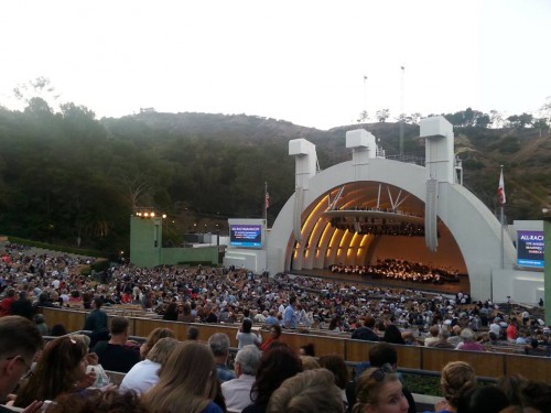 The LA Phil's summer venue, the Hollywood Bowl