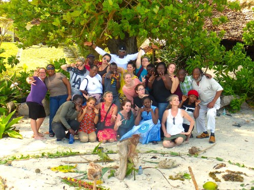 GAA's incredible travel group 1/2016 with participants from the US, France, Germany, Australia, Kenya. and Tanzania