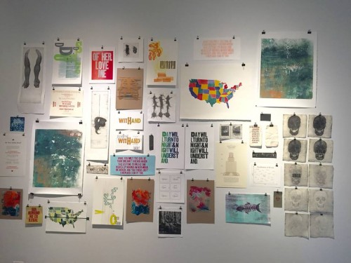 A sneak preview of student organization PIT's upcoming exhibtion - photo by PIT President Kelly Schmidt.