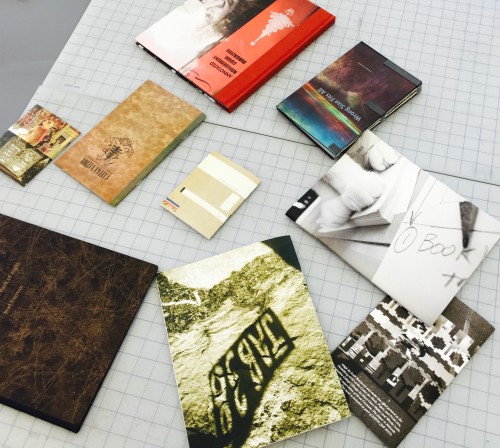 Comparing a handful of printed objects via Columbia's Book and Paper Dept.