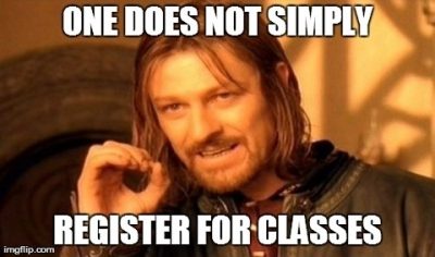 ‘Tis the Season…Class Registration!!