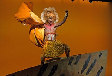 Aaron Nelson as Simba in "The Lion King"