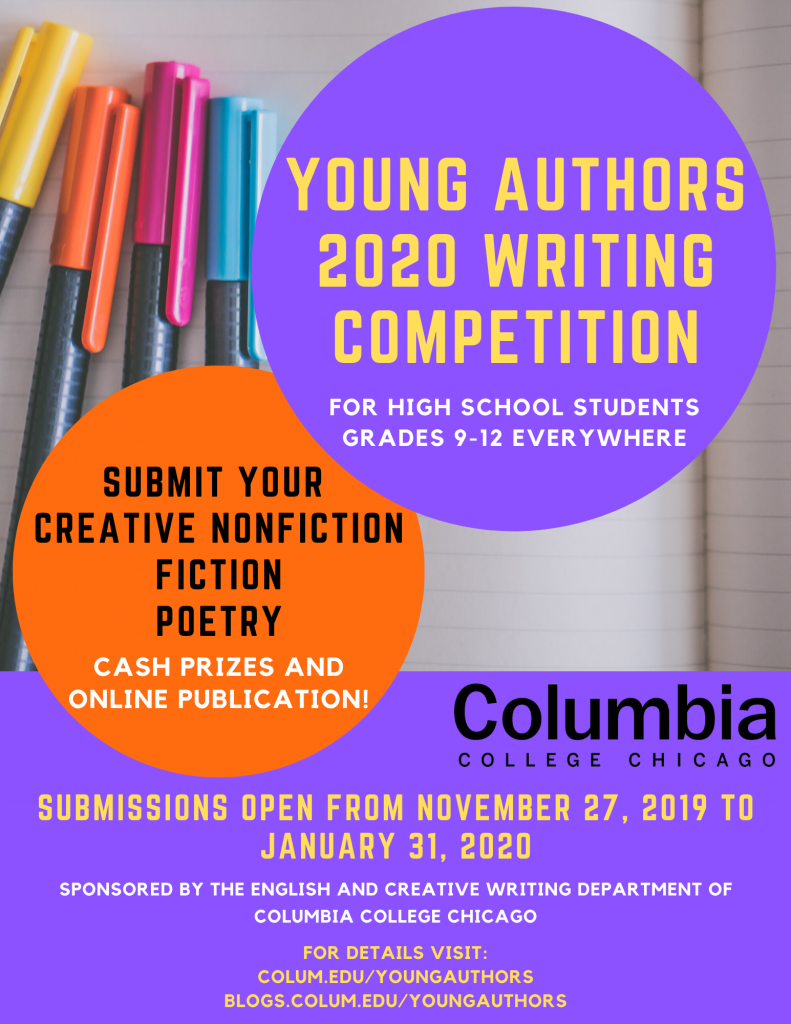 Submissions will open soon! Young Authors Writing Competition